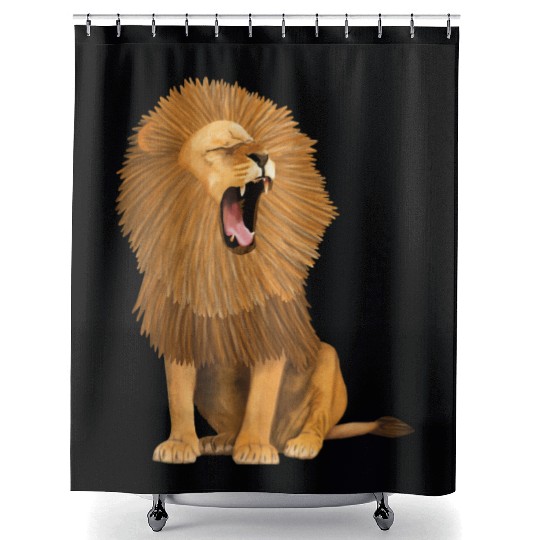 Roaring Lion Shower Curtains