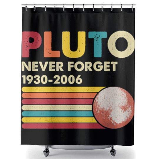 Pluto Never Forget 1930 2006 Shower Curtains