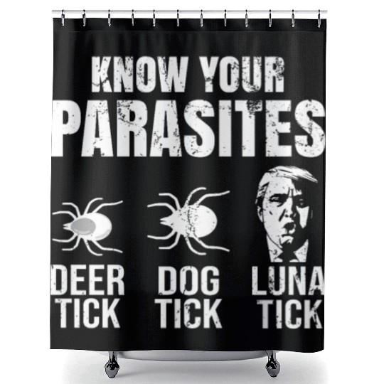 Know Your Lunatic- Funny Anti Trump Shower Curtains