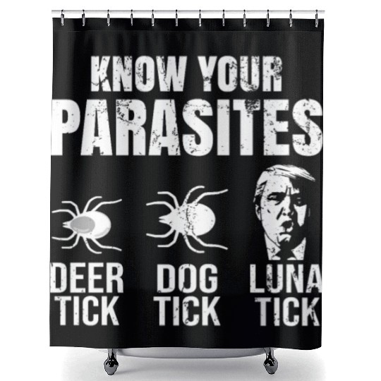Know Your Lunatic- Funny Anti Trump Shower Curtains
