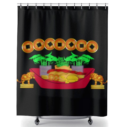 Feng Shui My Garden Shower Curtains