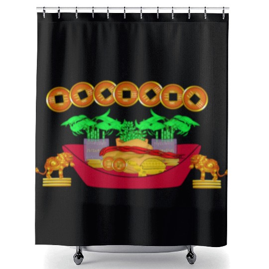 Feng Shui My Garden Shower Curtains