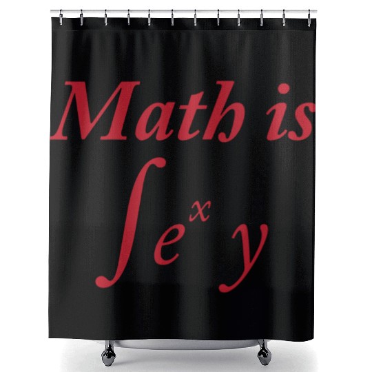 Math is Sexy Shower Curtains