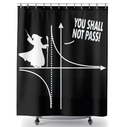 Math graphic math gift Shower Curtains