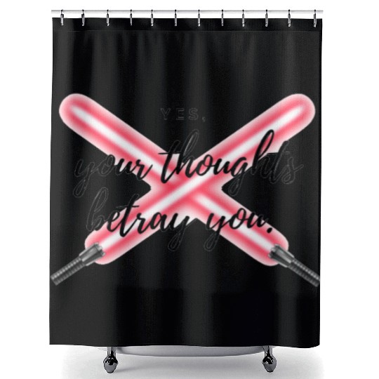 StarWars Quote by Darth Vader Shower Curtains