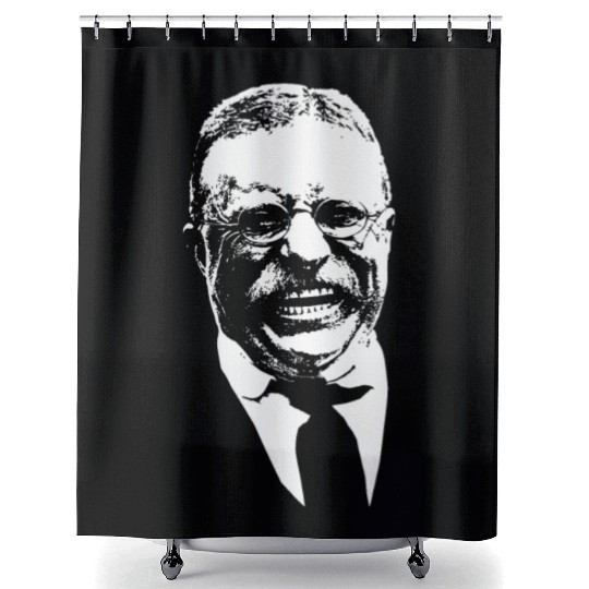 President Teddy Roosevelt Graphic Shower Curtains