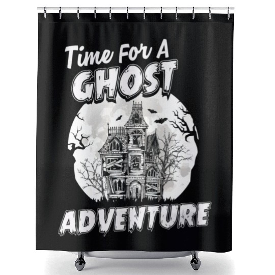 Ghost Adventures Ghost Hunting Time Shower Curtains