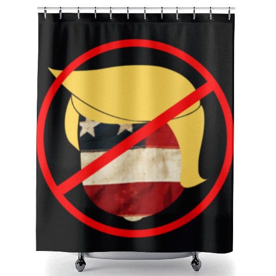 anti trump - dump trump 2020 Shower Curtains