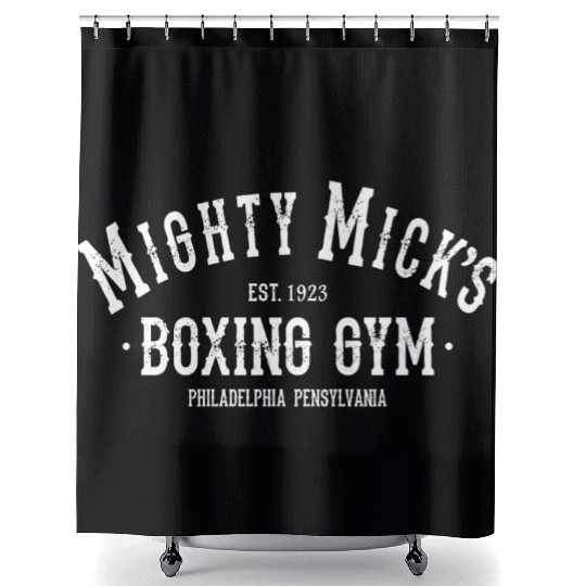 Mighty Mick's Boxing Club Philadelphia Training Shower Curtains