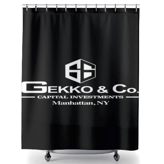 Wall Street | Gekko & Company Classic 80's Movie Shower Curtains