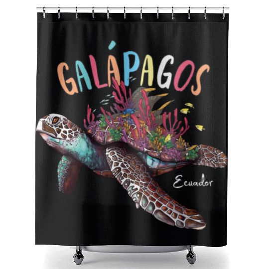 Coral Reef Islas Galapagos Islands Ecuador Shower Curtains