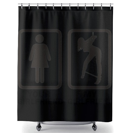 your girlfriend vs my girlfriend funny bdsm Shower Curtains