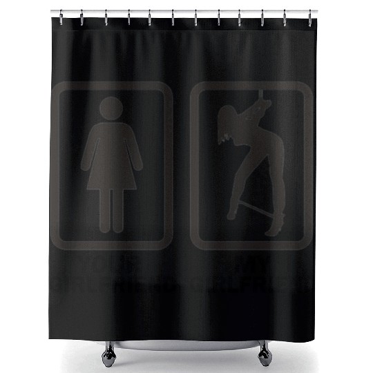 your girlfriend vs my girlfriend funny bdsm Shower Curtains