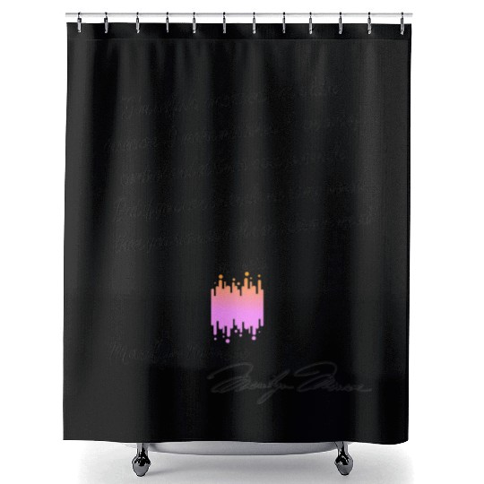 Eco Shower Curtains quote Marilyn Monroe