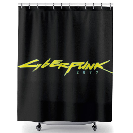 best selling CybERPuNK 2077 Shower Curtains,free hugs shi