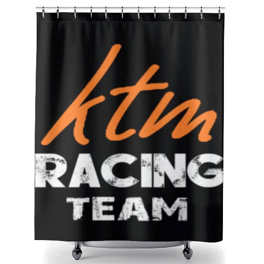 Ktm Racing Team Shower Curtains