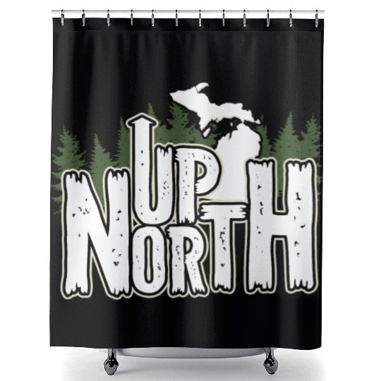 Up North In Michigan Gift Shower Curtains