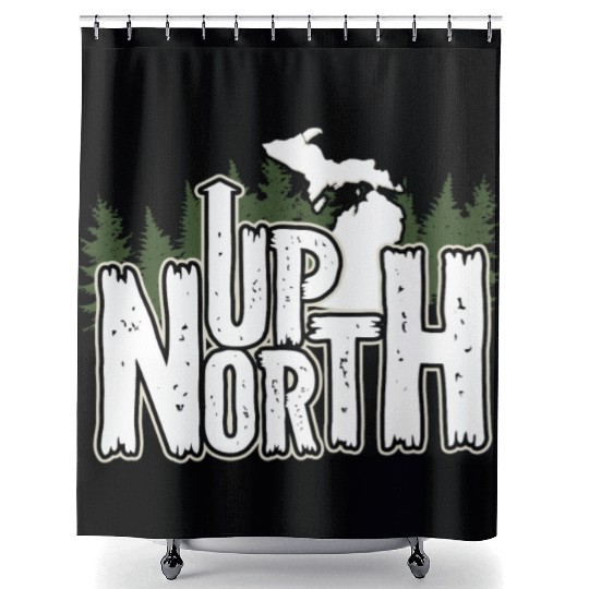 Up North In Michigan Gift Shower Curtains