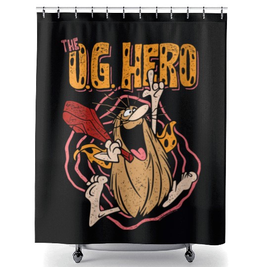 Captain Caveman Og Hero Gift Shower Curtains