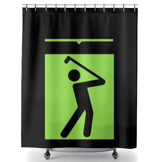 Golf Yeah... I pee in the buses Shower Curtains