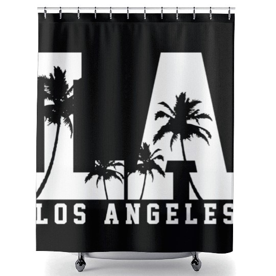 Los Angeles La California Gift Shower Curtains