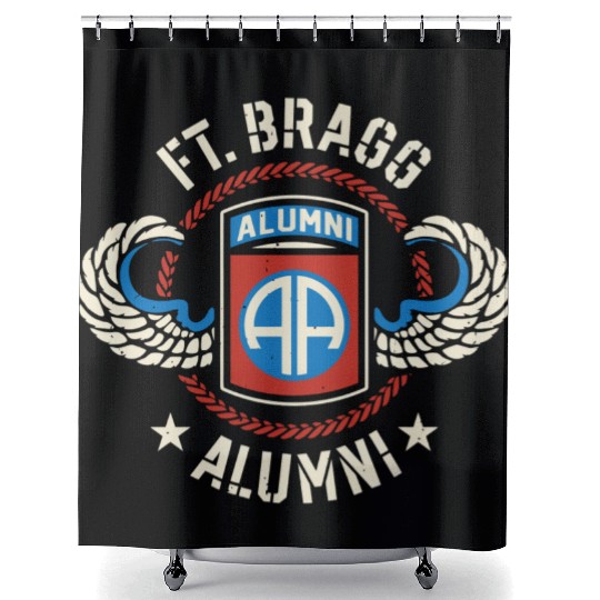 Ft Bragg Alumni Us Army 82Nd Airborne Division Par Shower Curtains