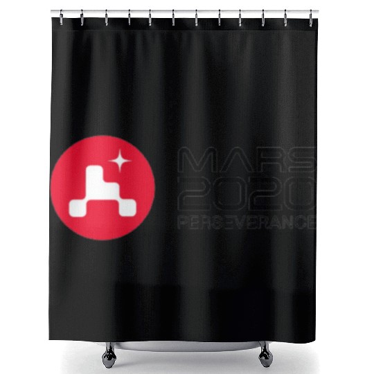 Mars 2020 Perseverance Rover Shower Curtains