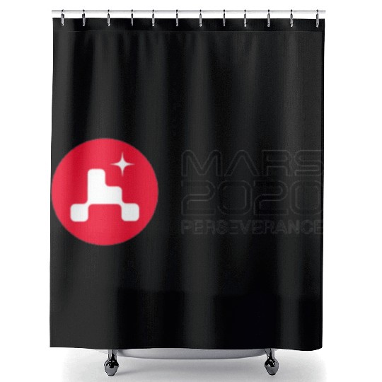 Mars 2020 Perseverance Rover Shower Curtains