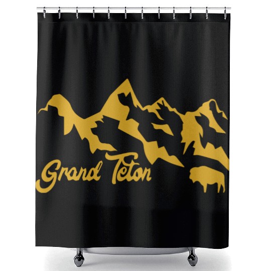 Grand Teton National Park Shower Curtains