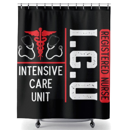 ICU Registered Nurse Medical Intensive Care Unit Shower Curtains