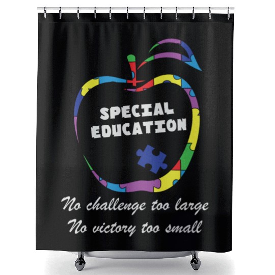 Autism Special Education Teacher Shower Curtains