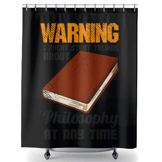 Philosophy Thinker Freethinker Philosopher Shower Curtains