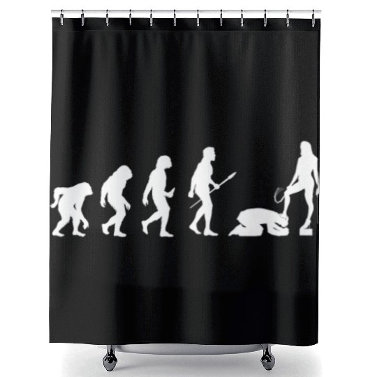 Domina Evolution Outfit Fetiche BDSM Lustig Shower Curtains