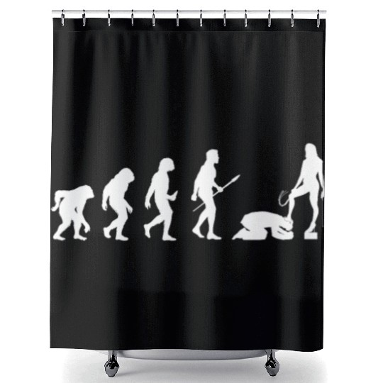 Domina Evolution Outfit Fetiche BDSM Lustig Shower Curtains