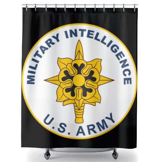 US Army Military Intelligence Corps Shower Curtains