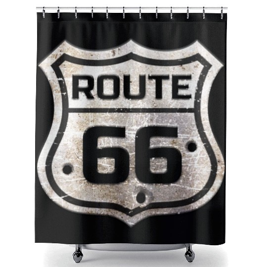 Route 66 Shower Curtains