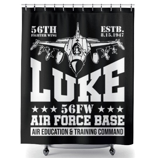 Luke Air Force Base USAF F35 Fighter Wing Shower Curtains