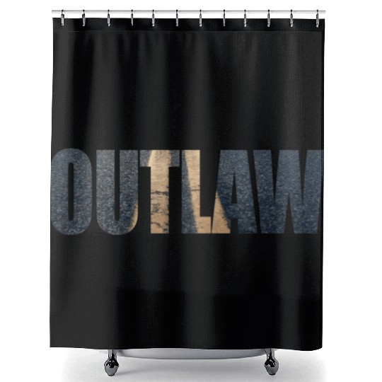 Outlaw Race Street Racing Drag Strip birthday chri Shower Curtains