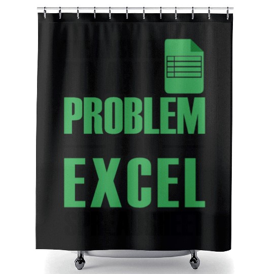Answer To Any Problem Excel Spreadsheet Accountant Shower Curtains