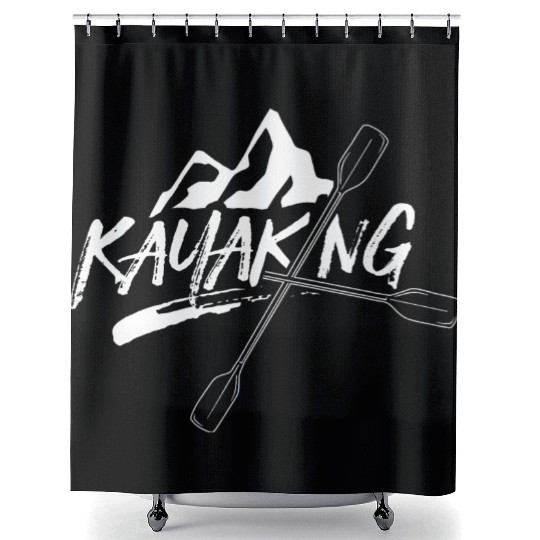 Kayaking Kayakist Kayak Paddle Kayaker Shower Curtains