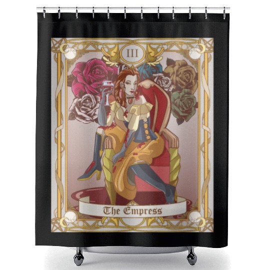 The Empress Tarot Card, Major Arcana Anime Vampire Shower Curtains