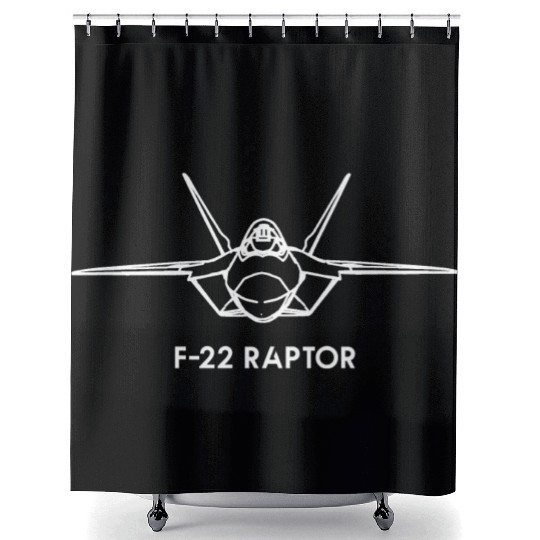 Lockheed Martin F-22 Raptor Shower Curtains