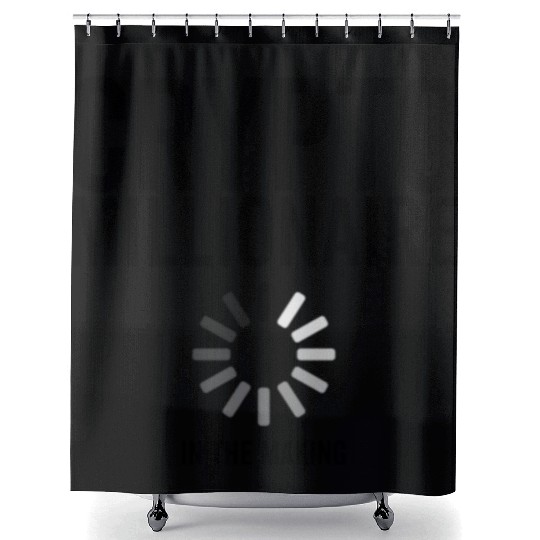 Bitcoin Crypto Millionaire Loading In The Making Shower Curtains