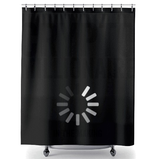 Bitcoin Crypto Millionaire Loading In The Making Shower Curtains