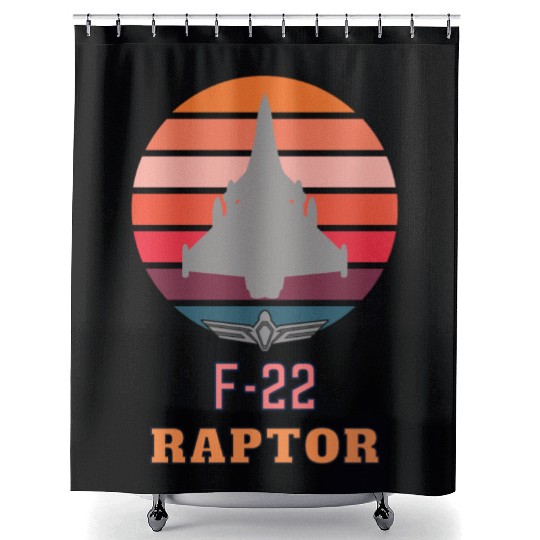 F-22 raptor Shower Curtains