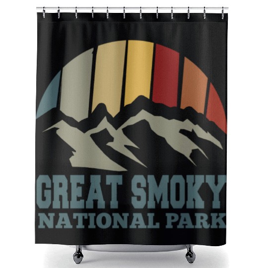great smoky mountain national park Shower Curtains