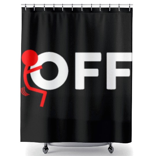 Fuck Off Shower Curtains
