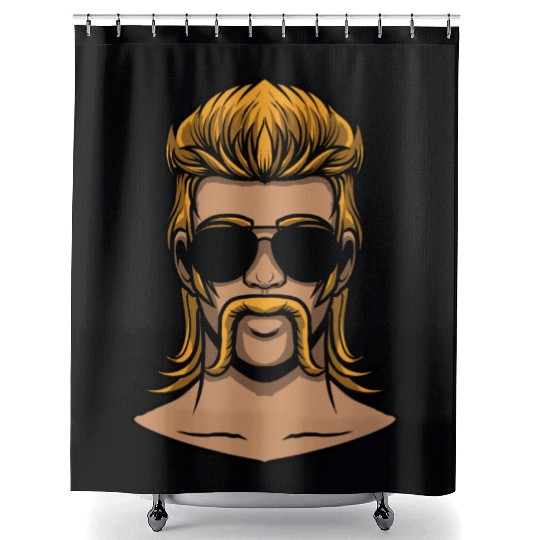 Mullet Pride Redneck Shower Curtains