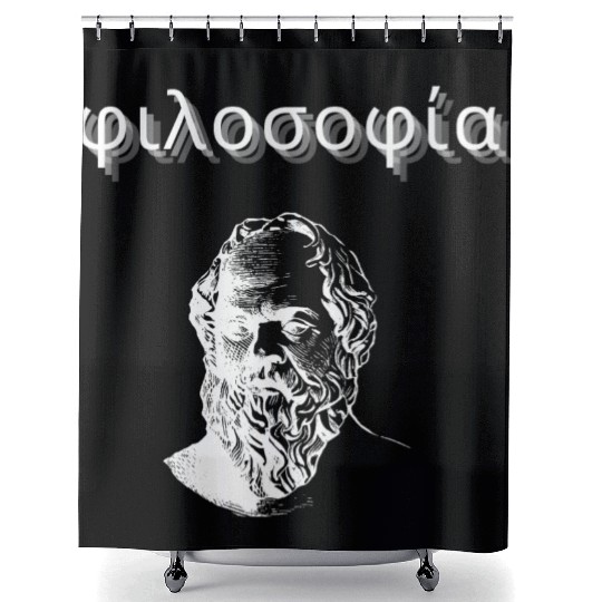 Greek Philosophy - Socrates Shower Curtains