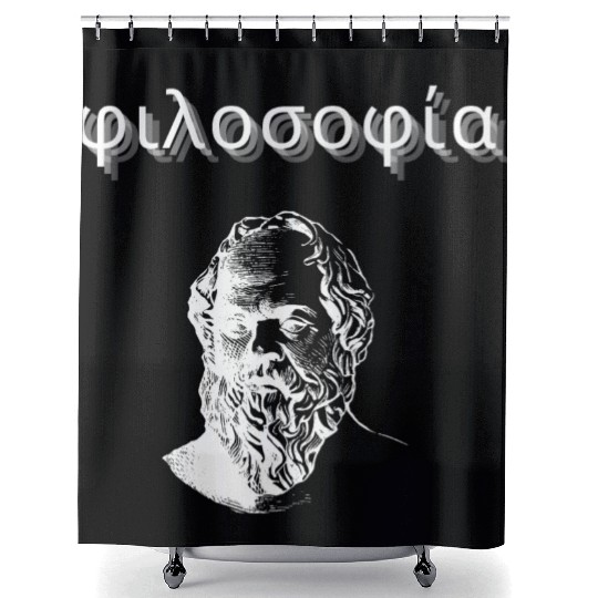 Greek Philosophy - Socrates Shower Curtains